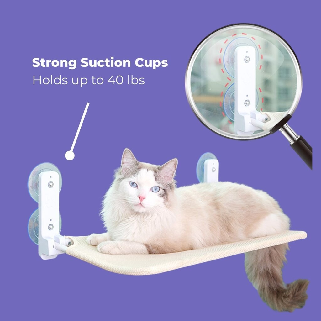 The Original KittyCloud™ - Cat Window Hammock shopkittenly