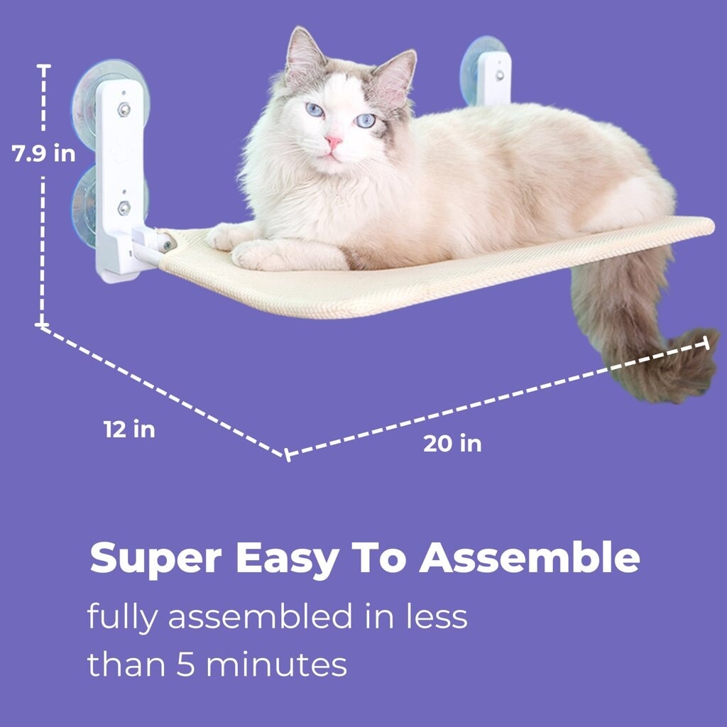 The Original KittyCloud™ - Cat Window Hammock shopkittenly