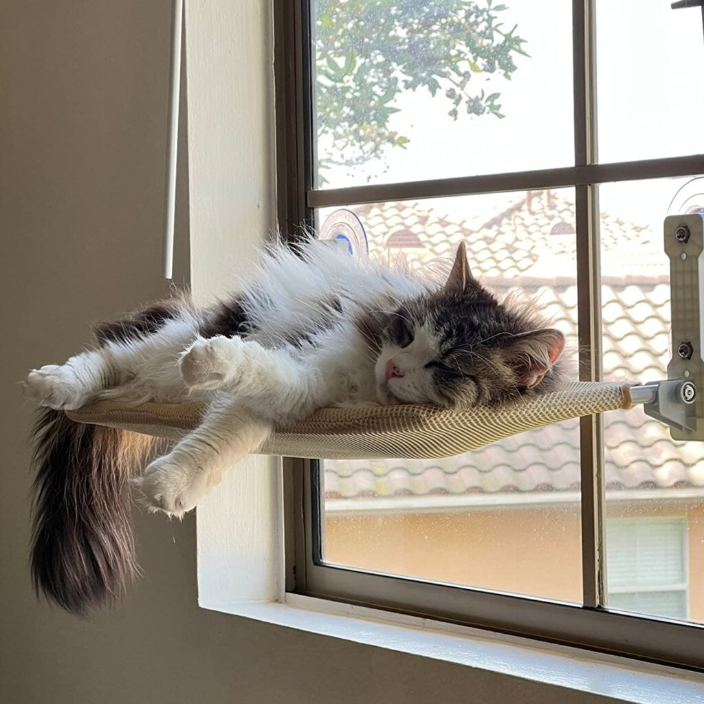 The Original KittyCloud Cat Window Hammock Kittenly